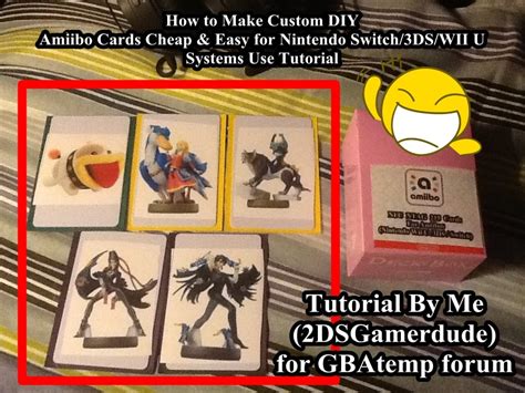 nfc tag cards works for both swtich and wii u|How to make Custom DIY amiibo cards for Nintendo Switch/WII .